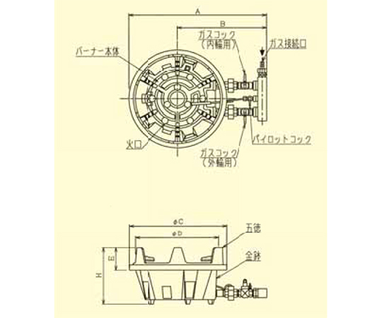 超級巨無霸瓦斯爐 (桌上型巨無霸) 23.3 kW 及其他 MG-4B-LPG 和更多型號 - 商品圖 6