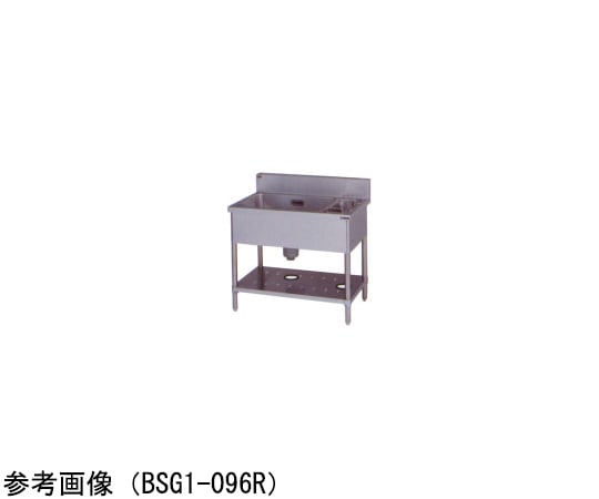 單槽水槽鯛魚系列附垃圾桶左側 900 x 600 x 800 公釐及其他 BSG1-096R 和更多型號 - 商品圖 5