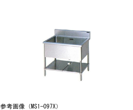單槽水槽優質系列無後擋板 450 x 600 x 800 公釐及其他 MS1-046NX 和更多型號 - 商品圖 9
