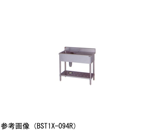 1槽洗滌槽鯛魚系列 附支架 (SUS304) 左置支架 900 x 450 x 800 毫米 及其他 BST1X-094LN 和更多型號 - 商品圖 3