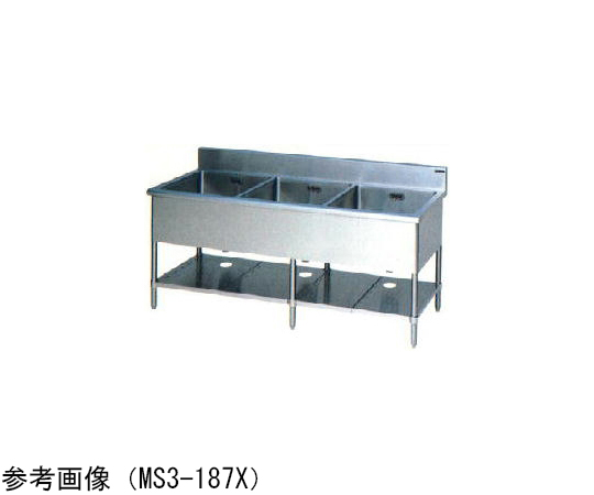三槽水槽 優質系列 1300 x 600 x 800 公釐 及其他 MSK3-134X 和更多型號 - 商品圖 3