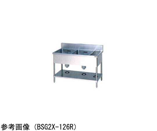 水槽鯛魚系列 (SUS304) 1200 x 600 x 800 公釐, 左側及其他 BSG2X-126R 和更多型號 - 商品圖 5
