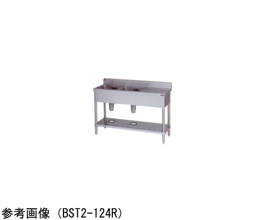 水槽鯛魚系列附雙槽架 1200 x 450 x 800 公釐，左側及其他 BST2-124LN 和更多型號 - 商品圖 7