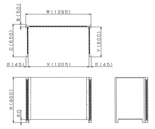 保溫板鯛系列 三向護罩 695 x 650 x 900 x 50 x 45 mm 及其他 BHG-066 和更多型號 - 商品圖 2