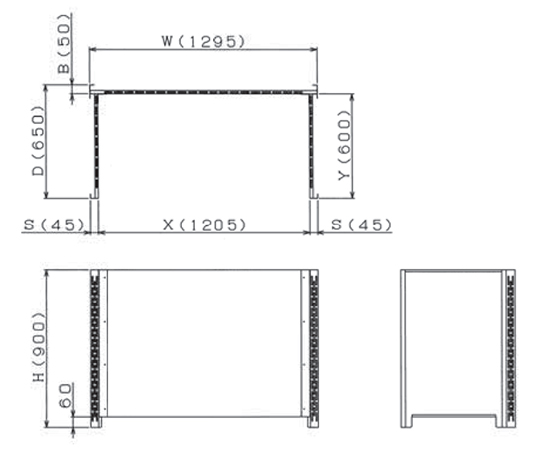 保溫板鯛系列 三向護罩 695 x 650 x 900 x 50 x 45 mm 及其他 BHG-066 和更多型號 - 商品圖 4