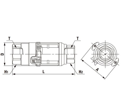 流量監測器 (用於水) 適用於黃銅 FKM Rc3/8 內螺紋安裝及其他 FMC-30-3FBRASSFKM 和更多型號 - 商品圖 2