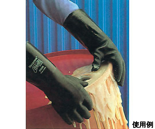氯丁橡膠手套 [L] 300mm 及其他 EA354BM 和更多型號 - 商品圖 4