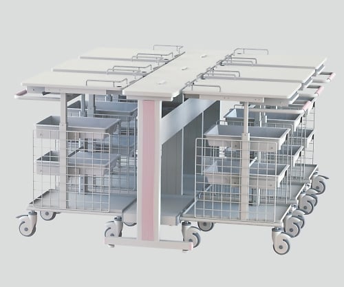 Nakabayashi Co., Ltd. 護理站 (護理桌) 1200 x 512 x 900 及其他 RNS-1200 和更多型號 - 商品圖 2