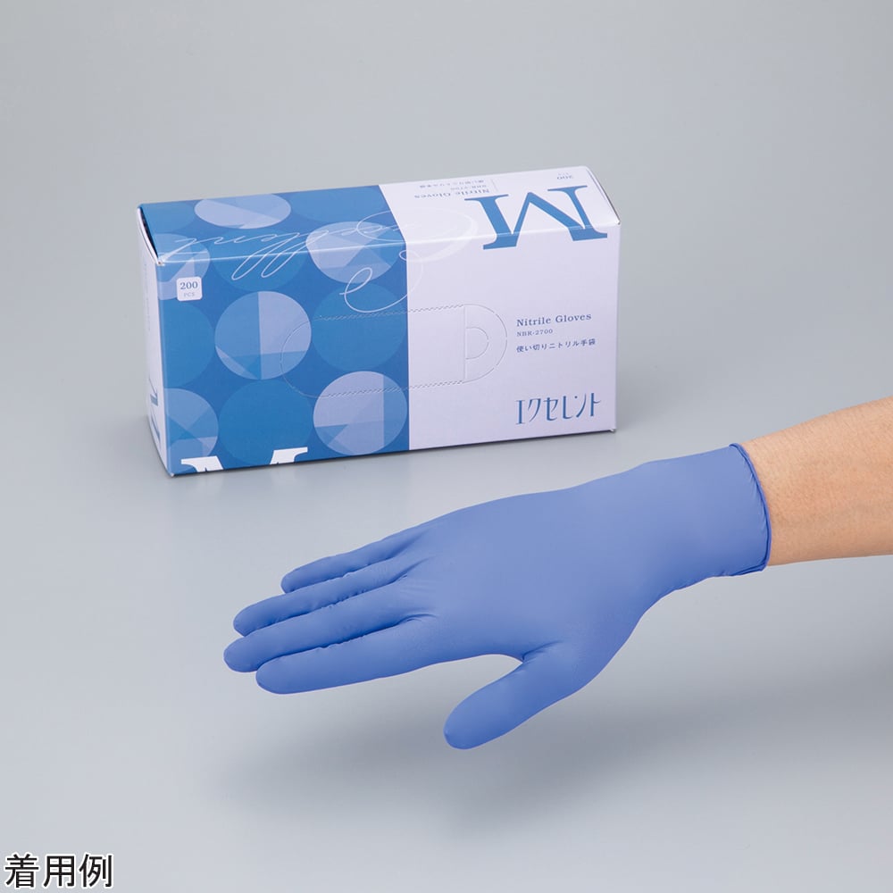 優質丁腈手套 S號 綠色 1盒 (200張) 及其他 NBR-2700 和更多型號 - 商品圖 2
