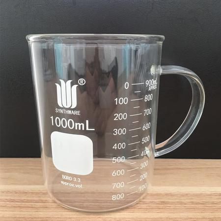 Synthware 有柄玻璃燒杯 雙刻度線 B190250 和更多型號 - 商品圖 3